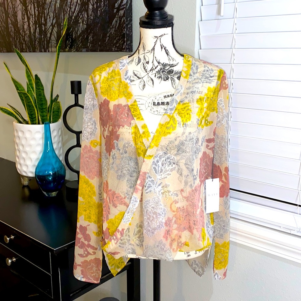 WAYF sheer blouse L NORDSTROM